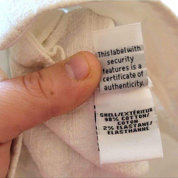 DVF Women's White Textured Flare Trousers Size 6 - Picture 7 of 8